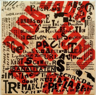 Affiche pour une petite soirée Dada - Kurt Schwitters