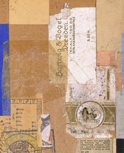 Sans Titre, 1926 - Kurt Schwitters