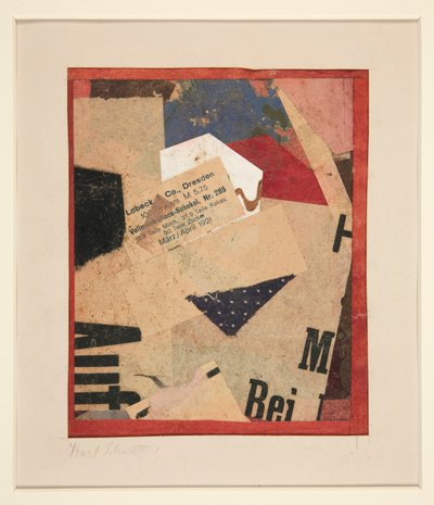 Sans titre [Lobeck & Co., Dresde] - Kurt Schwitters