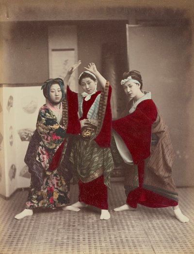 Fête dansante, c.1880 - Kusakabe Kimbei