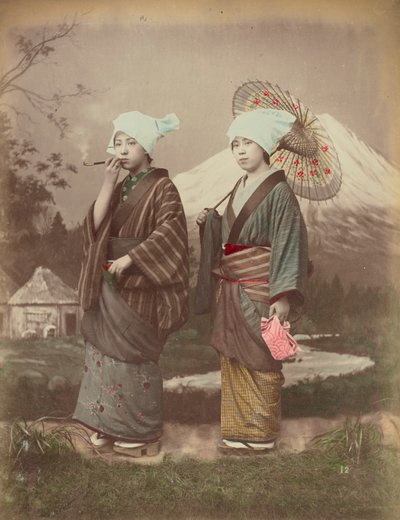 Voyageurs japonais, c.1880 - Kusakabe Kimbei