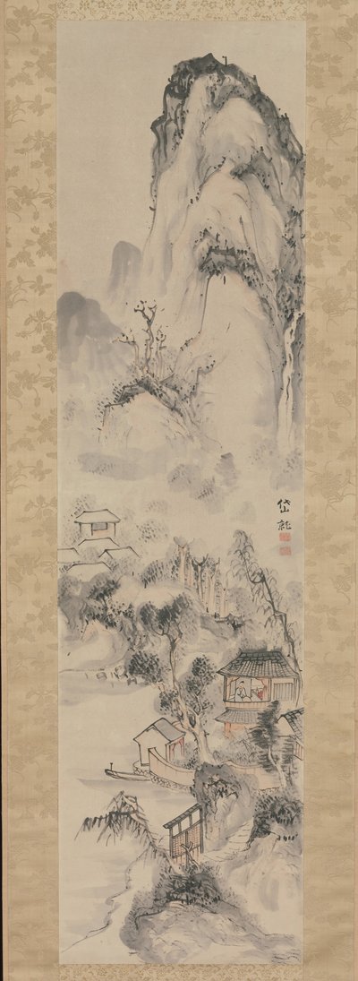 Paysage, 18ème siècle - Kushiro Unsen