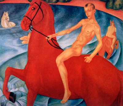Le Bain du cheval rouge, 1912 - Kuz
