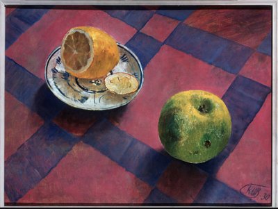 Pomme et citron - Kuzma Sergeevich Petrov Vodkin