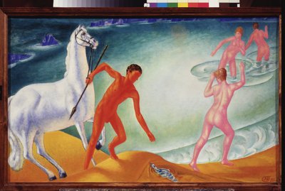Guerrier assoiffé - Kuzma Sergeevich Petrov Vodkin
