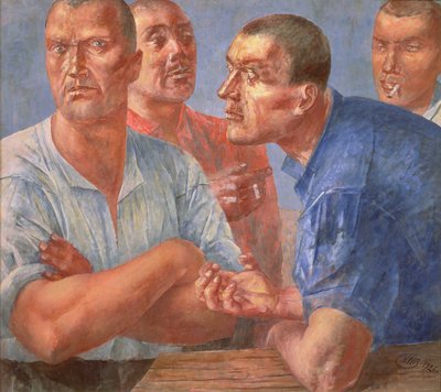 Travailleurs - Kuzma Sergeevich Petrov Vodkin