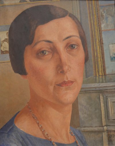 Portrait de Salomea Nikolayevna Andronikova 1888-1982 - Kuzma Sergeevich Petrov Vodkin