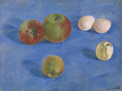 Nature morte. Pommes et œufs, 1921 - Kuzma Sergeevich Petrov Vodkin