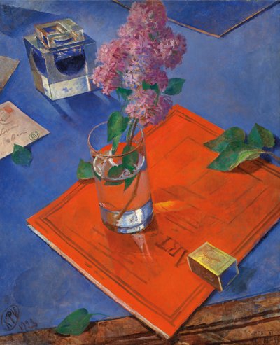 Nature morte avec lilas - Kuzma Sergeevich Petrov Vodkin