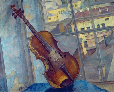 Violon, 1918 - Kuzma Sergeevich Petrov Vodkin