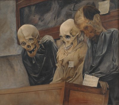 Trois Crânes du Convento dei Cappucini à Palerme - Laurits Andersen Ring