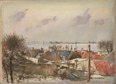 Vue de Roskilde vers le fjord - Laurits Andersen Ring
