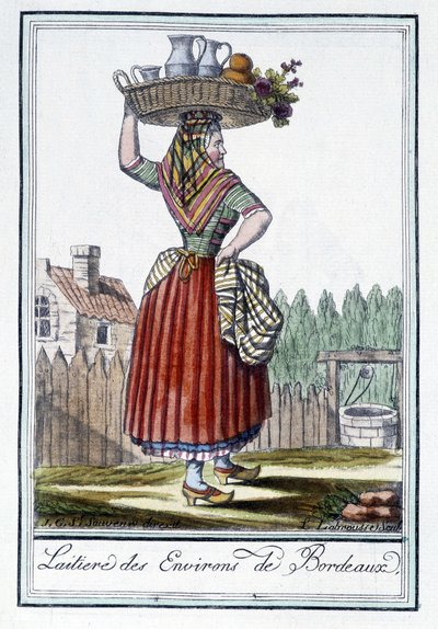 Laitière des environs de Bordeaux - L.F. Labrousse