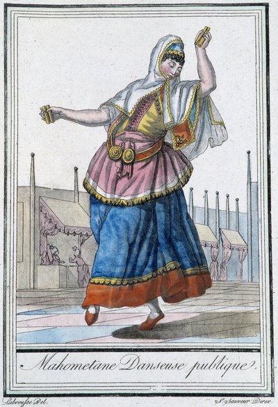 Danseuse publique mahométane - L.F. Labrousse