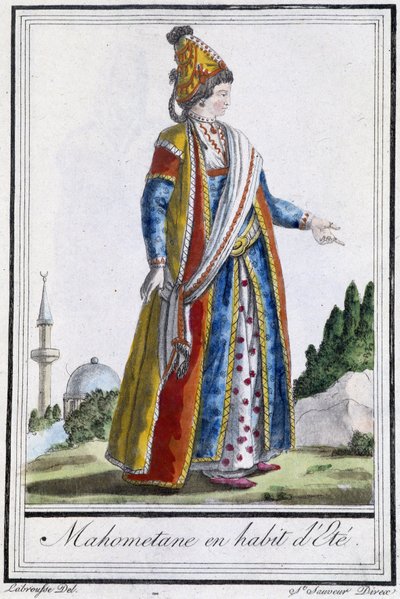 Mahométane en habit d