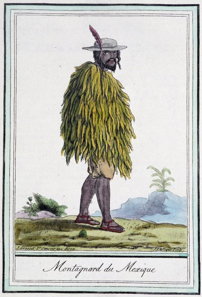 Montagnard du Mexique - dans "Encyclopedia of Travels" de J. Grasset St Sauveur, éd. Paris - L.F. Labrousse
