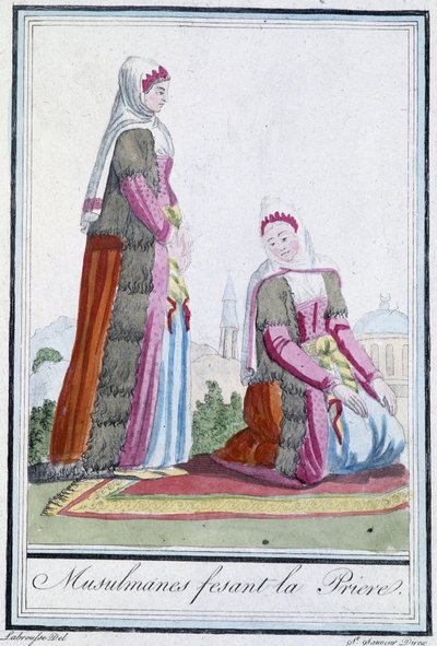Musulmans en prière - L.F. Labrousse