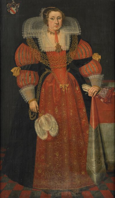 Portrait de Sophia de Vervou (c. 1613-71) - L.J. Woutersin