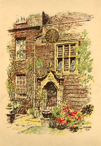 Staple Inn, Londres, 1924 - L. A. Hayes