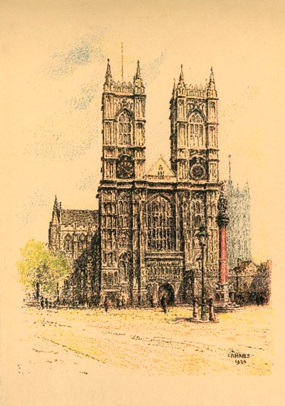 Abbaye de Westminster, 1924 - L. A. Hayes