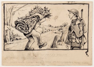En vue du ballon de Fritz - L. Hogg