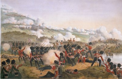 La grande charge des gardes sur les hauteurs de l