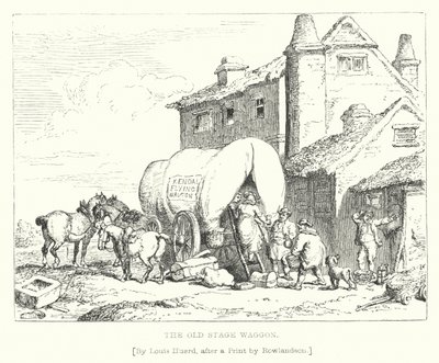 Le vieux chariot de scène - L. Huard