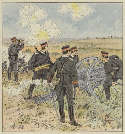 Artillerie de campagne japonaise - L. Malespine