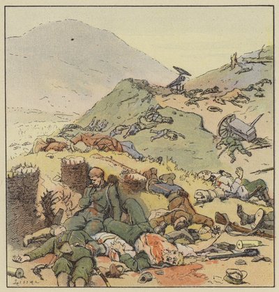 Tranchée abandonnée par les Russes, Liao-Yang - L. Malespine