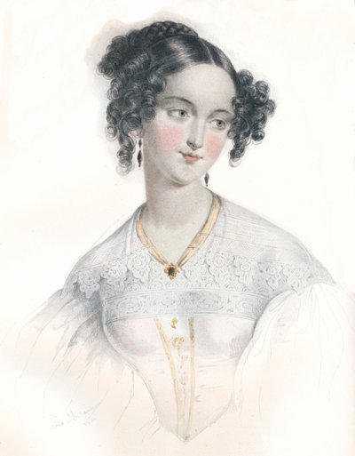 Mary Teresa, épouse du seizième comte de Shrewsbury, 1834 - L Mansion