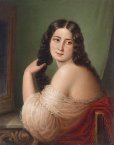 À la toilette - L. Pargani