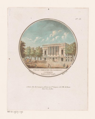 Vue du théâtre de l
