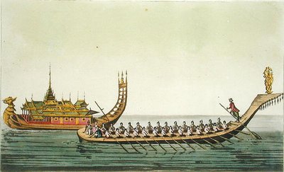 Navires birmans, illustration de 