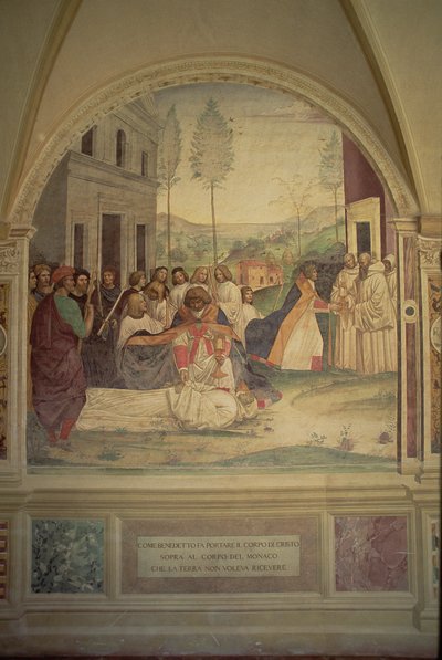 La mort de Saint Benoît, de la vie de Saint Benoît - L. Signorelli