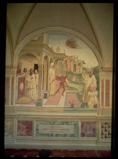 La Flagellation de Saint Benoît, de la Vie de Saint Benoît - L. Signorelli