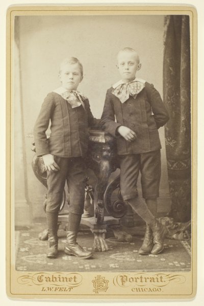 Deux garçons - L. W. Felt
