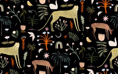 Motif de jardin sauvage, 2018 - Léa Le Pivert
