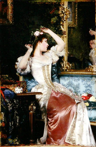 Devant un miroir - Ladislaw von Czachorski