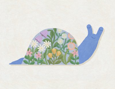 Floraisons printanières Escargot, 2023 - Lady Ann de Borja