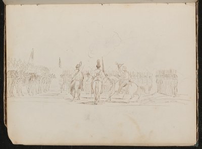Étude de trois soldats de haut rang - Lady Butler