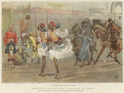 Les Syces du général anglais - Lady Butler