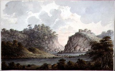Paysage avec un château en ruine, vers 1825 - Lady Egerton