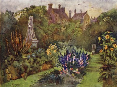 Jardin de Chelsea Physic (lithographie en couleur) - Lady Victoria Marjorie Harriet Manners