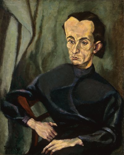 Portrait de Lajos Kassak (1887-1967) - Lajos Tihanyi