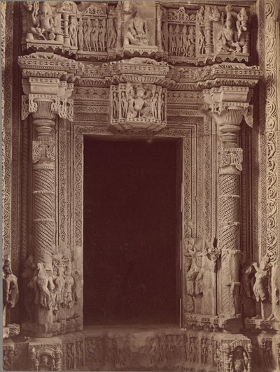 Porte intérieure Sas Bahu Temple, Gwalior - Lala Deen Dayal