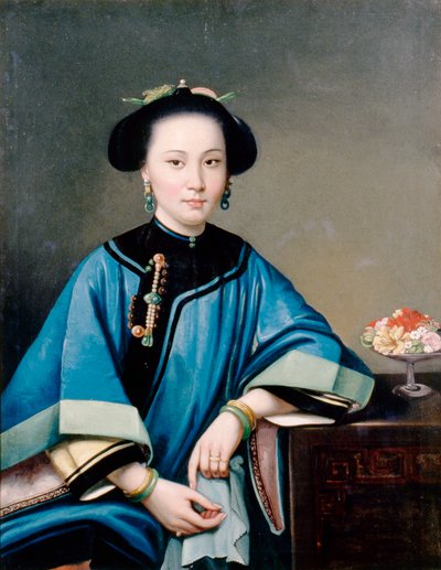 La quatrième concubine de Hexing (Wo Hing) de Hong Kong - Lam Qua (attr. to)