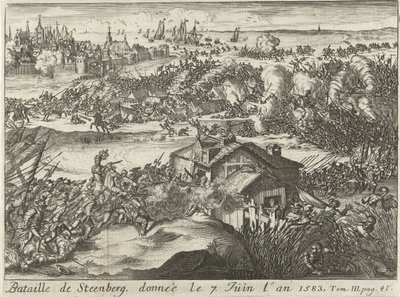 Bataille de Steenberg, donnée le 7 juin 1583 - Lamberecht Causé