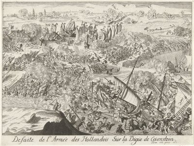 Bataille pour la digue de Kauwenstein, 1585 (Défaite de l