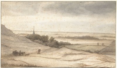 Vue des dunes sur le village de Schoorl - Lambert Doomer