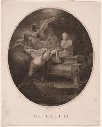 Estampe commémorative pour Hendrik Hooft Daniëlsz. - Lambertus Antonius Claessens